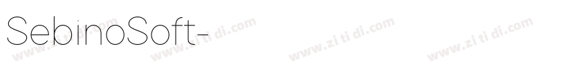 SebinoSoft字体转换