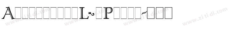 AristocratLetPlain字体转换