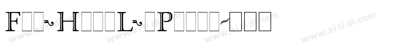 FineHandLetPlain字体转换