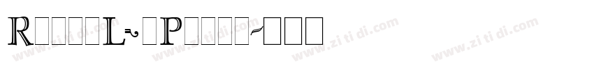 RuachLetPlain字体转换