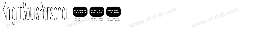 KnightSoulsPersonal字体转换