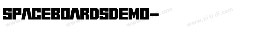 SpaceBoardsDEMO字体转换