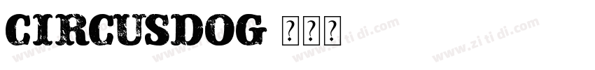 CircusDog字体转换