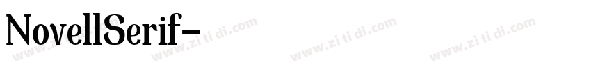 NovellSerif字体转换