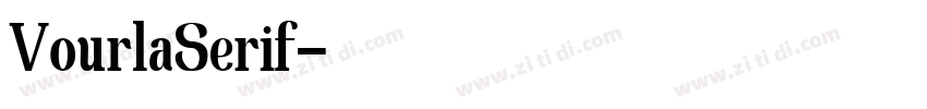VourlaSerif字体转换