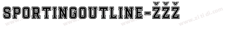 SportingOutline字体转换