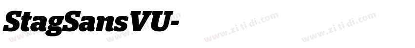 StagSansVU字体转换