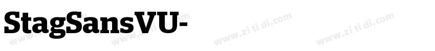 StagSansVU字体转换