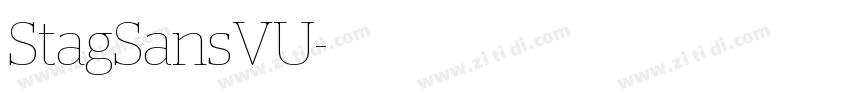 StagSansVU字体转换