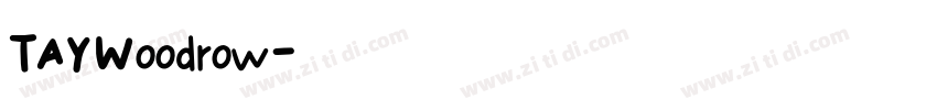 TAYWoodrow字体转换