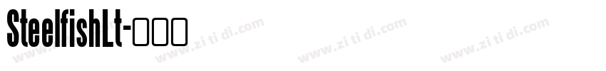 SteelfishLt字体转换