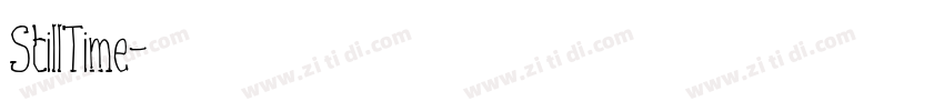 StillTime字体转换