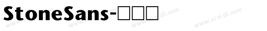 StoneSans字体转换