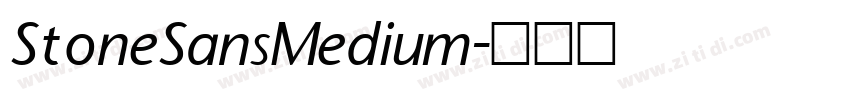 StoneSansMedium字体转换