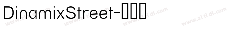 DinamixStreet字体转换