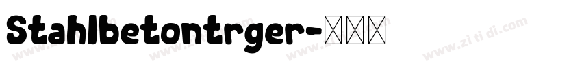Stahlbetontrger字体转换