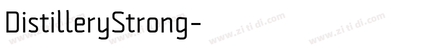 DistilleryStrong字体转换
