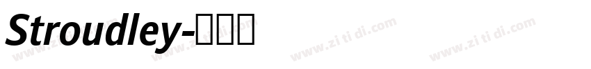 Stroudley字体转换