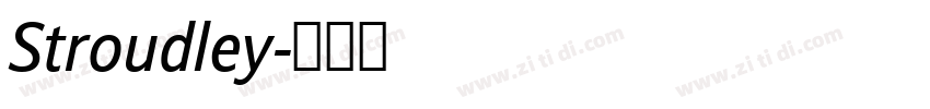 Stroudley字体转换
