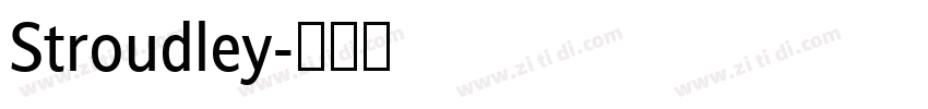 Stroudley字体转换