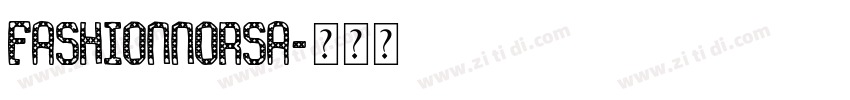 FashionNorsa字体转换