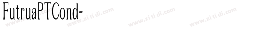 FutruaPTCond字体转换