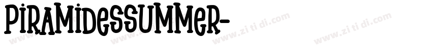 PiramidesSummer字体转换