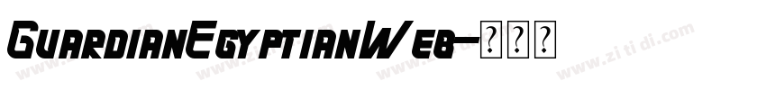 GuardianEgyptianWeb字体转换