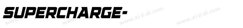 supercharge字体转换