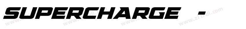 supercharge字体字体转换