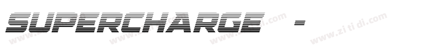 supercharge字体字体转换