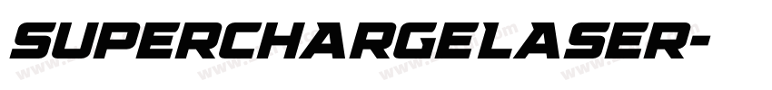 SuperchargeLaser字体转换