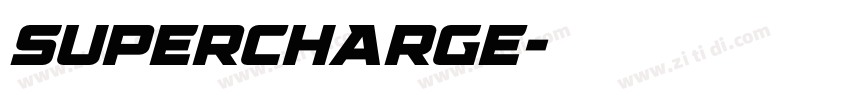 supercharge字体转换