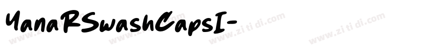 YanaRSwashCapsI字体转换