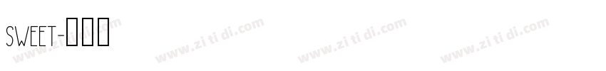 Sweet字体转换