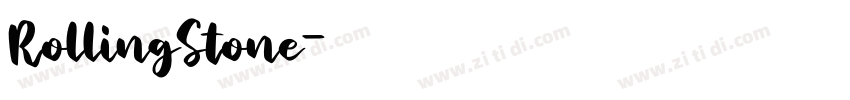 RollingStone字体转换