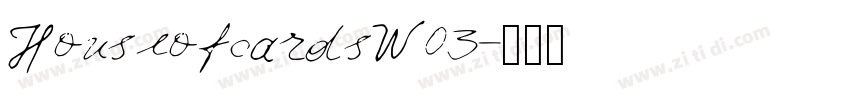 HouseofcardsW03字体转换