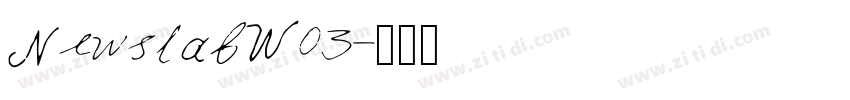 NewslabW03字体转换