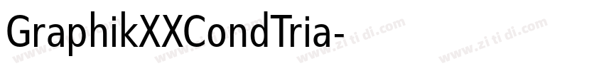 GraphikXXCondTria字体转换