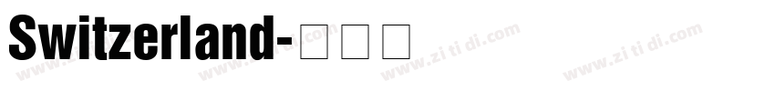 Switzerland字体转换