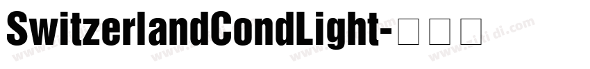 SwitzerlandCondLight字体转换