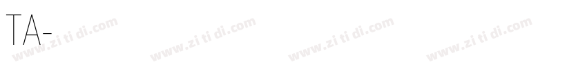 TA優美筆字体转换