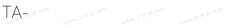TA優美筆字体转换