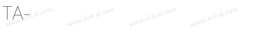 TA優美筆字体转换