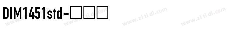 DIM1451std字体转换