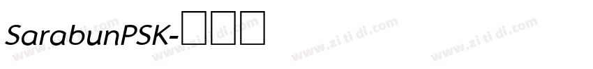 SarabunPSK字体转换