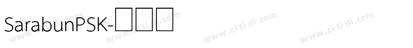 SarabunPSK字体转换