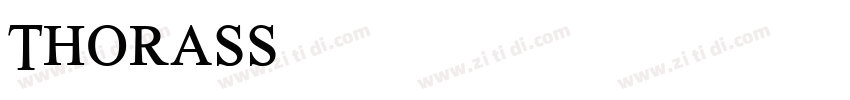 Thorass字体转换