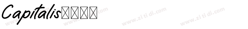 Capitalis字体转换