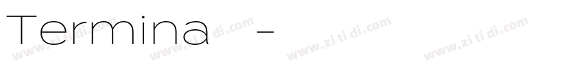 Termina字体字体转换